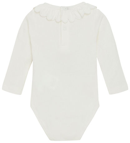 Minymo Samfella l/e - Rib - Marshmallow White