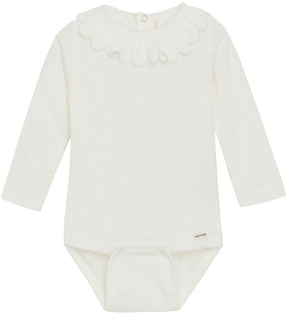 Minymo Samfella l/e - Rib - Marshmallow White