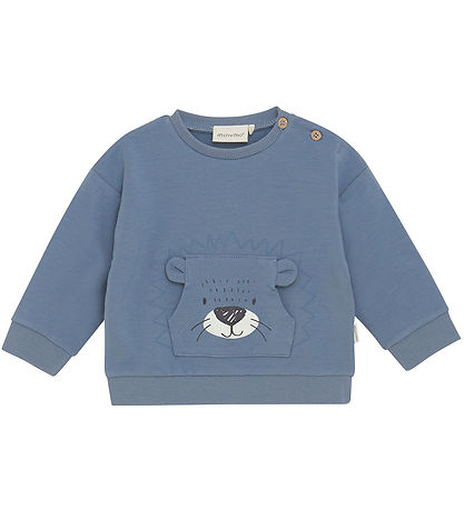 Minymo Sweatshirt - Flint Stone w. Print