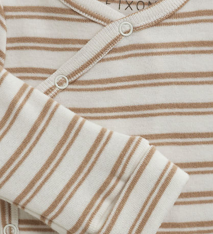 Fixoni Wrap Bodysuit l/s - Macaroon