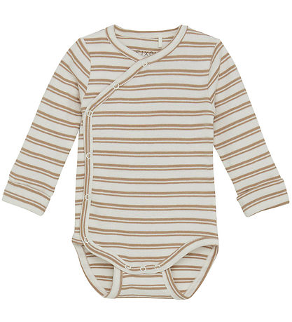 Fixoni Wrap Bodysuit l/s - Macaroon