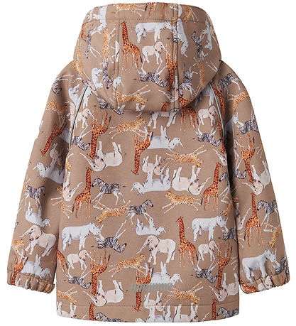 Name It Softshell Jacket w. Fleece - NmnAlfa08 - Mountain Trail/