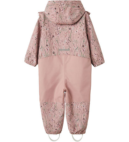 Name It Softshelloverall m. Fleece - NmfAlfa08 - Pale Mauve/Flow