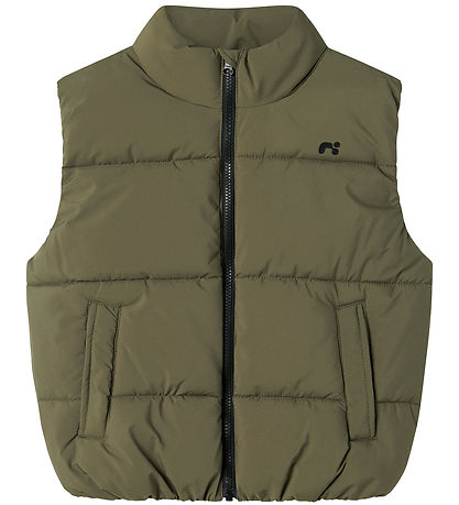 Name It Dunväst - NkmMaket - Dusty Olive