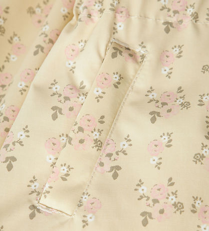 Lil' Atelier Lightweight Jacket - NmfGerda - Bleached Sand w. Fl