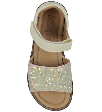 Bisgaard Sandalar - Aida - Yellow Glitter