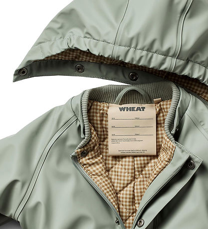 Wheat Rainsuit w. Termo - PU - Aiko - Spring Ocean