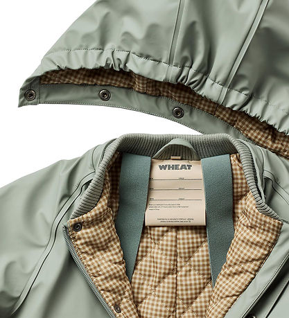 Wheat Rainsuit w. Termo - PU - Aiko - Spring Ocean