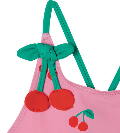 Stella McCartney Kids Sundföt - UV50+ - Bleikt M. Kirsuber