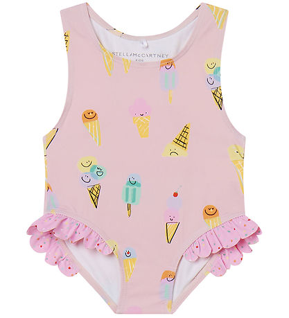 Stella McCartney Kids Sundföt - UV50+ - Bleikt M. Ís