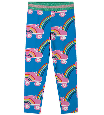Stella McCartney Kids Leggings - Blár M. Hjólaskautar