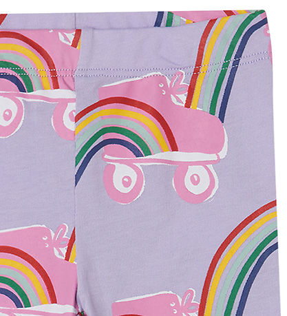Stella McCartney Kids Leggings - Fjólublátt M. Hjólaskautar
