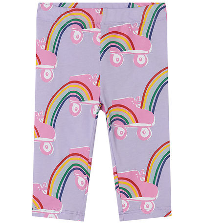 Stella McCartney Kids Leggings - Fjólublátt M. Hjólaskautar