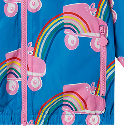 Stella McCartney Kids Jacket - Blue w. Rollerskates