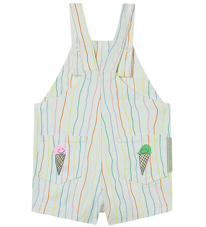 Stella McCartney Kids Overalls - White w. Stripes/Ice