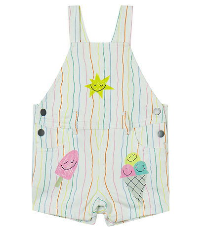 Stella McCartney Kids Overalls - White w. Stripes/Ice