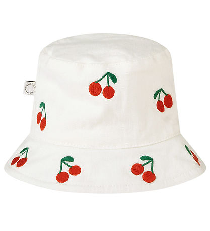 Stella McCartney Kids Sommerhut - Weiß m. Kirsche