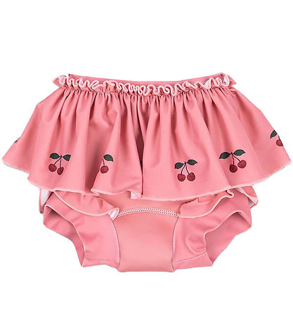 Konges Sløjd Badblöjor - Bobbi Frill - Strawberry Ice