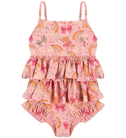 Konges Sløjd Sundföt - Manuca Frill - Rainbow Bow