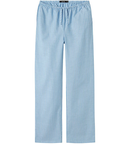 LMTD Trousers - NlfKelle - Silver Blue/White Stripe