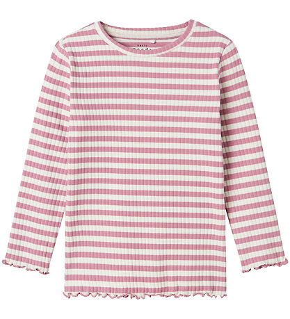 Blouse Name It - Rib - NmfVemma - Mauve Orchid/Jet Flux