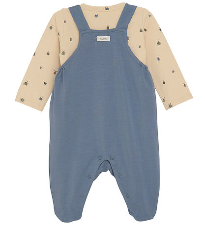 Fixoni Romper w. Bodysuit l/s - Flint Stone