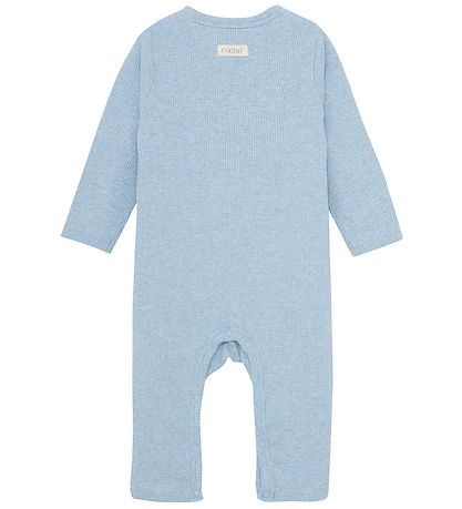 Fixoni Jumpsuit - Rib - Blue Fog Melange