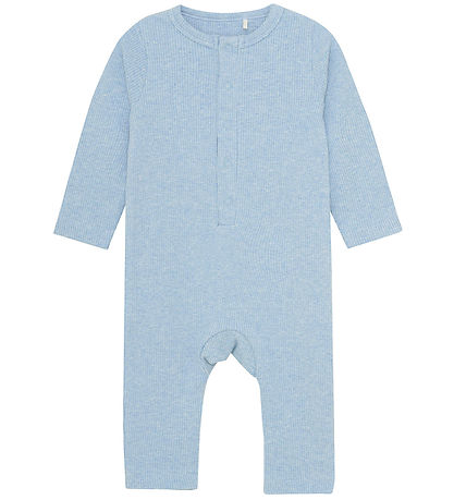 Fixoni Jumpsuit - Rib - Blue Fog Melange