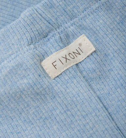 Fixoni Leggings - Rib - Blue Fog Melange