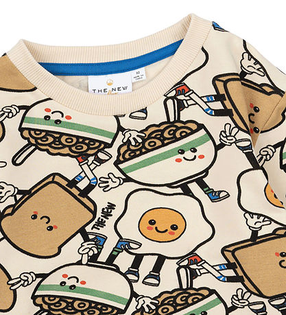 The New Siblings Sweatshirt - TnstNelson - White Swan AOP