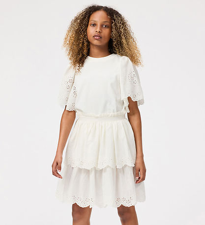 Molo Stuttermabolur - Ritza - Crisp White M. Mynsturprjón