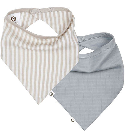 Müsli Lätzchen - Stripe Muslin - 2er-Pack - Spülung Cream/Kaschm