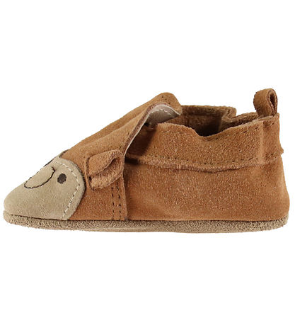 En Fant Inniskór - Suede Dýr - Mocha Mousse