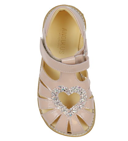 Angulus Sandals - Rosebud w. Glitter