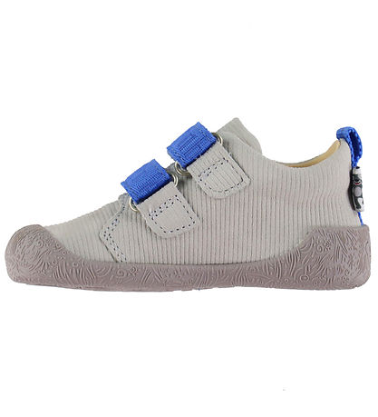Affenzahn Fyrstu skórnir - Leather Walky Dog - Grátt