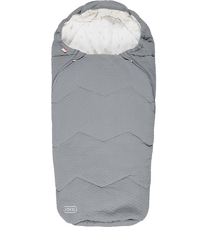 Voksi Footmuff - Breeze Light - 100 cm - Grey Fields