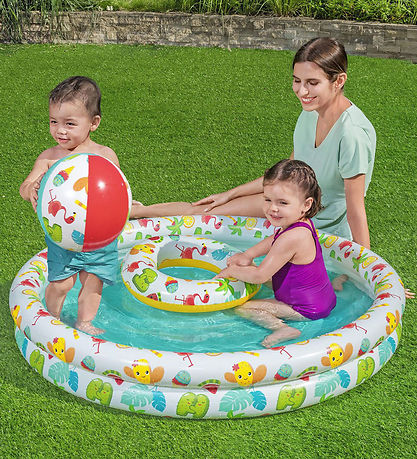 Bestway Kiddy Pool w. Accessories - 122 x 20 cm - Beachtastic