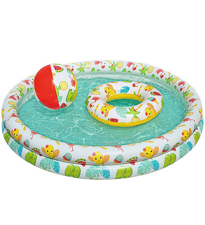 Bestway Kiddy Pool w. Accessories - 122 x 20 cm - Beachtastic
