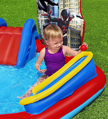 Bestway Play pool w. Accessories - 211 x 206 cm - Spider-Man