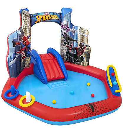 Bestway Play pool w. Accessories - 211 x 206 cm - Spider-Man