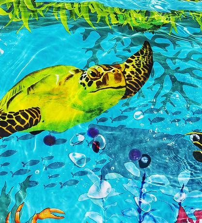 Bestway Barnpool m. Tillbehör - 262 x 175 cm - 3D Undersea Adven