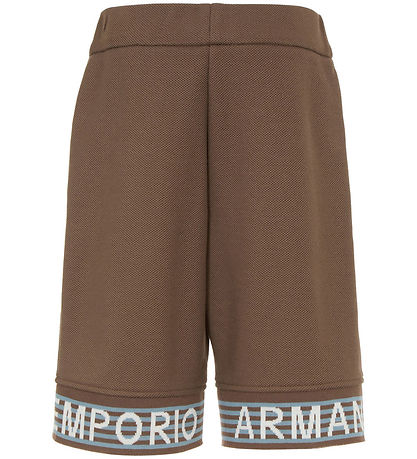 Emporio Armani Shorts - Piké - Chocolate Chip