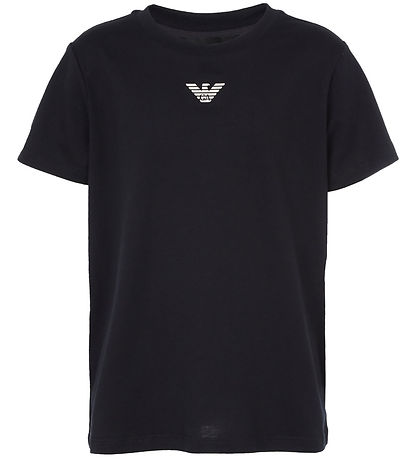 Emporio Armani Stuttermabolur - Dökkblátt
