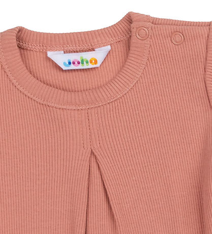 Joha T-Shirt - A-Form - Rib - Lachs