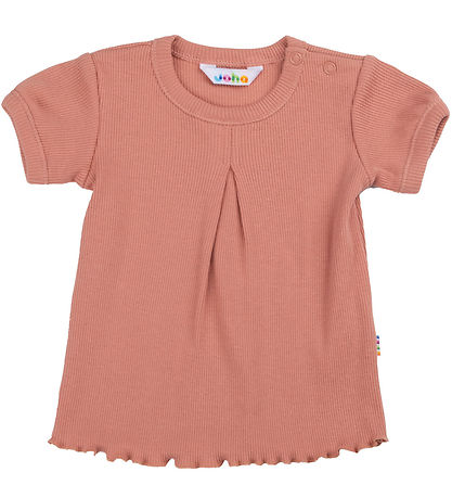 Joha T-Shirt - A-Form - Rib - Lachs