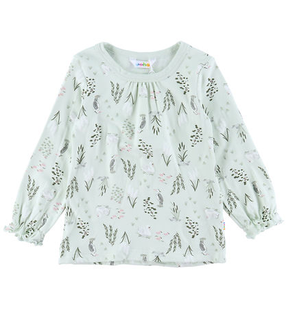 Joha Pyjama Set - Bamboo - Mint w. Swan