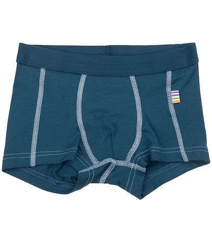Joha Boxershorts - 2er-Pack - Viskose/Bambus - Blau m. ATV