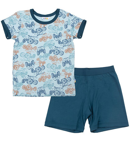 Joha Pyjama set - 2-delig - Viscose/Bamboe - Blauw m. ATV