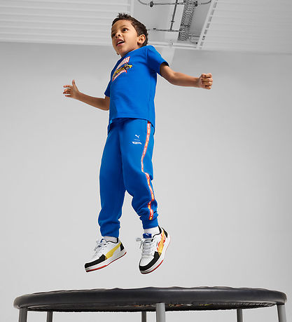 Puma x Hot Wheels Jogginghosen - Team Royal m. Logo-Streifen