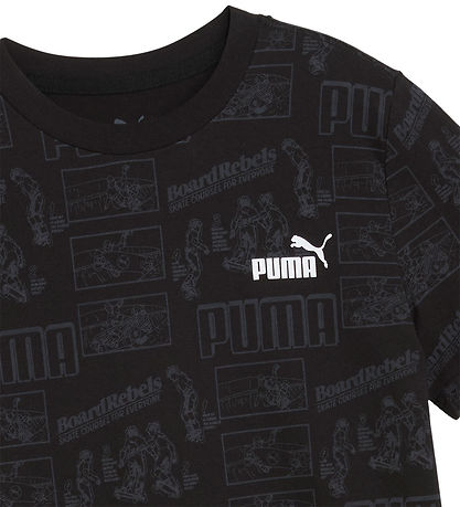 Puma T-shirt - Mid90s - Black w. Print